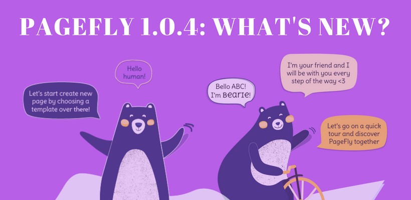 What’s new in PageFly Shopify app page builder 1.0.4?