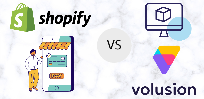 Shopify vs Volusion: 私たちが分析、あなたが選ぶ (詳細レビュー)