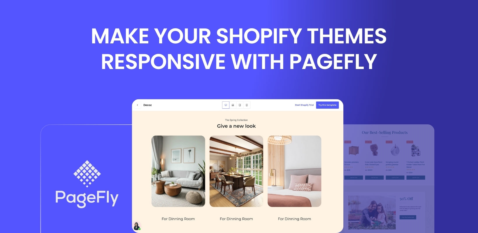 [チュートリアル] PageFly を使って Shopify テーマをレスポンシブにする方法