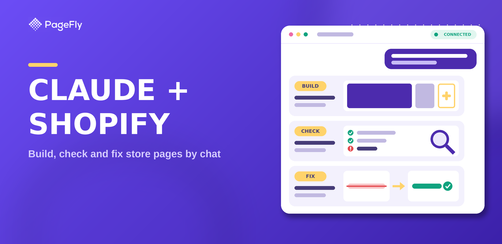 Claude + Shopify: Build, Check and Fix Store Pages by Chat