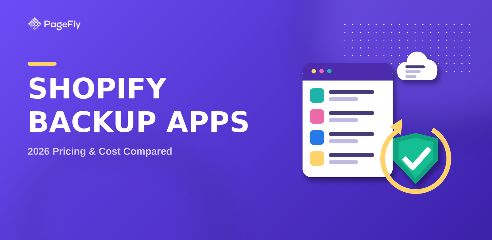 Shopify Backup Apps: 2026 Pricing & Cost Compared