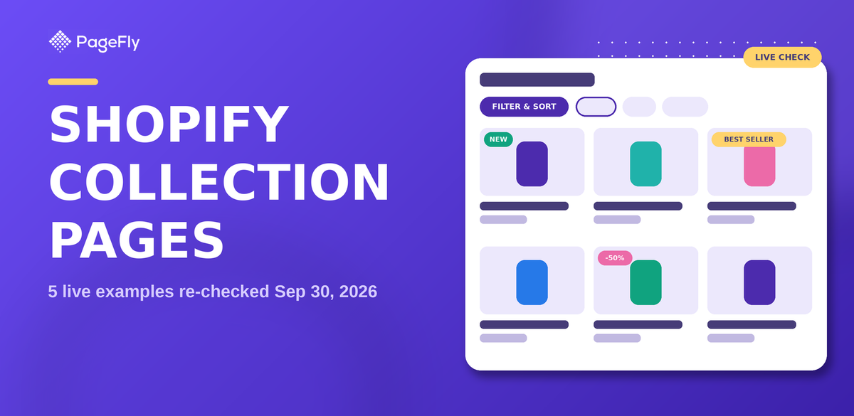 Shopify Collection Page Design: 5 Live Examples
