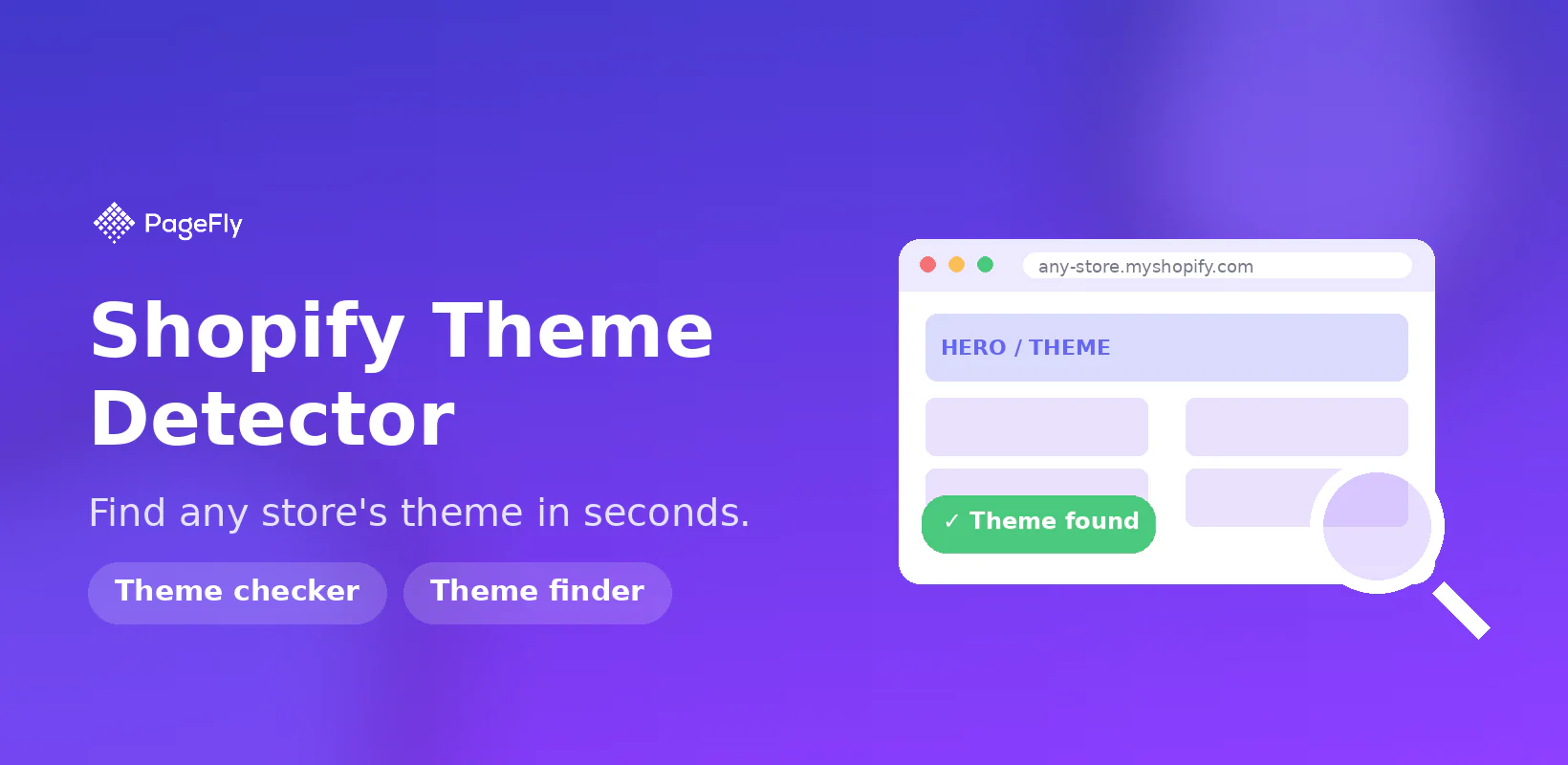 Shopify Theme Detector by PageFly - What Shopify Theme is that?