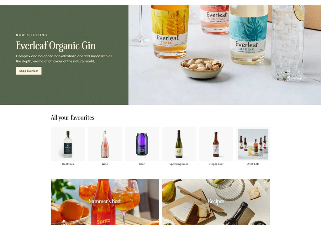 Shopify product page with multiple high-quality product images
