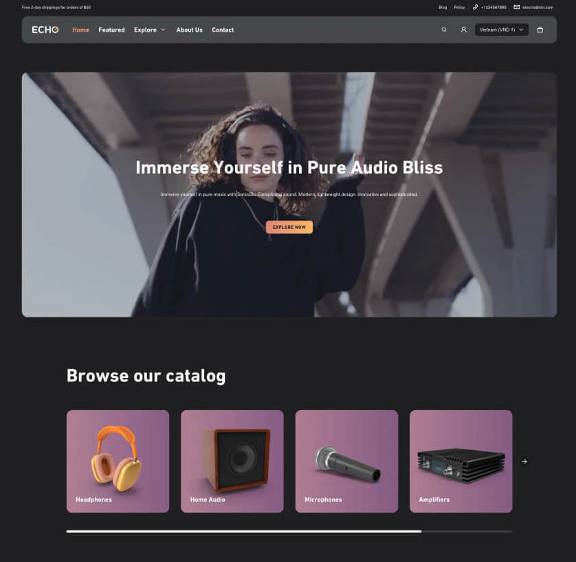 Black Friday Discount: Electro theme