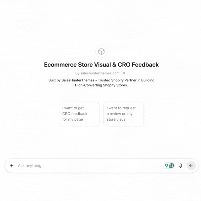  📈 Smarter Ecommerce with Store Visual & Conversion Feedback Agent