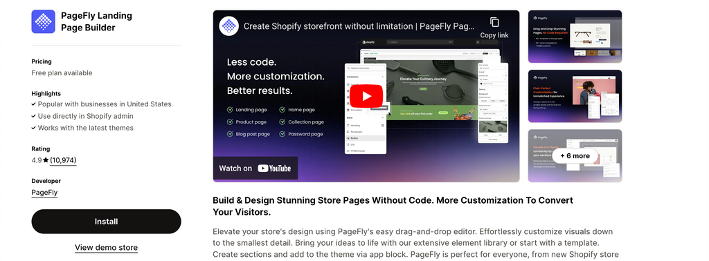 PageFly Landing Page Builder